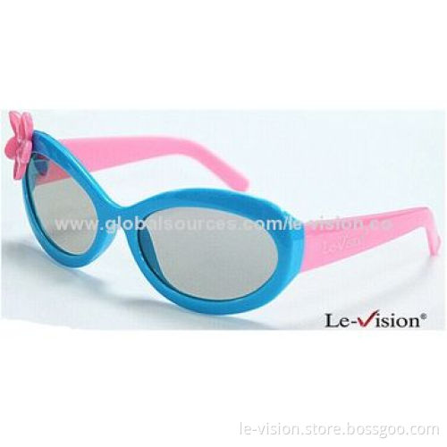 Passive Children's 3D Glasses with Small Size, Design and Made in China